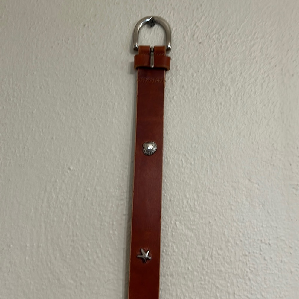 Nice Talbots Italian leather brown belt - med.